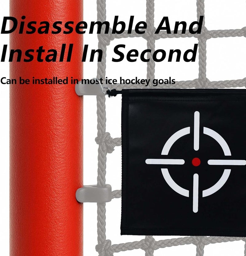 KAIDIDA Ice Hockey Shooting Target: 10"x10" Quick Install Waterproof Training Aid Improve Accuracy for Outdoor Indoor Teens Adult Players - Only 1 Pieces - Image 3